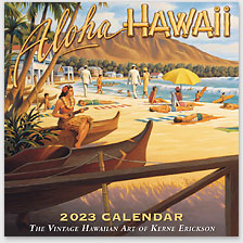 Aloha Hawaii - 2023 Deluxe Hawaiian Wall Calendar