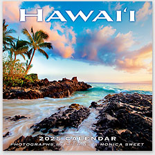 Hawaii Landscapes - 2025 Deluxe Hawaiian Wall Calendar