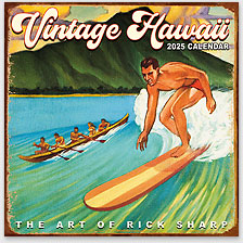 Vintage Hawaii - 2025 Deluxe Hawaiian Wall Calendar