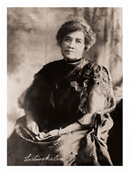 Queen Lili‘uokalani (Liliuokalani) - Beloved Queen of Hawaii (1838-1917) - Fine Art Black & White Carbon Prints