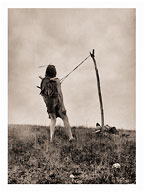 For Strength and Visions - Apsaroke, North American Indian - Fine Art Black & White Carbon Prints