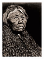 Hleastunuh Skokomish - Twana Native Woman - North American Indians - Fine Art Black & White Carbon Prints