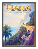 Visit Hana - Maui's Most Beautiful Coastline - Hawaii - Giclée Art Prints & Posters