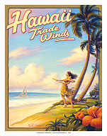 Hawaii Trade Winds - Hula Dancer - Fine Art Prints & Posters