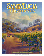 Santa Lucia Highlands Wineries - Boekenoogen Winery - Fine Art Prints & Posters