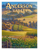 Anderson Valley Wineries - Navarro Vineyards - Giclée Art Prints & Posters