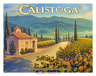 Calistoga Wineries - Castello di Amorosa Winery - Giclée Art Prints & Posters