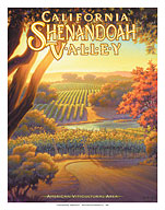 California Shenandoah Valley Wineries - Fine Art Prints & Posters