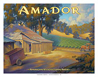 Amador Wineries - El Dorado County - Fine Art Prints & Posters