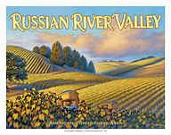 Russian River Valley Wineries - Along Westside Road - Fine Art Prints & Posters
