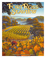 Fort Ross-Seaview Wineries - Sonoma County - Giclée Art Prints & Posters