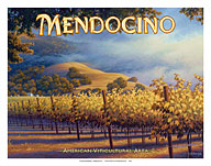 Mendocino Wineries - Giclée Art Prints & Posters