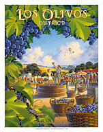 Los Olivos District - Santa Ynez Valley - Fine Art Prints & Posters