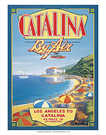 Catalina By Air - Los Angeles to Catalina - Fine Art Prints & Posters