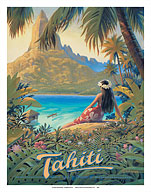 Tahiti - Isle of Paradise - Society Islands - Giclée Art Prints & Posters