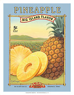 Pineapple - Aloha Seeds - Big Island Seed Company - Big Island Flavor - Giclée Art Prints & Posters