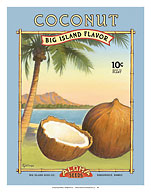 Coconut - Aloha Seeds - Big Island Seed Company - Big Island Flavor - Fine Art Prints & Posters