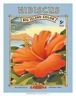 Hibiscus - Aloha Seeds - Big Island Seed Company - Big Island Color - Giclée Art Prints & Posters